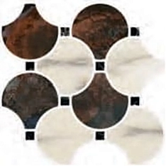 Naxos Serenade Mosaico Circle Brown 29x29 / Наксос Серенада Мосаико Киркле Браун 29x29 